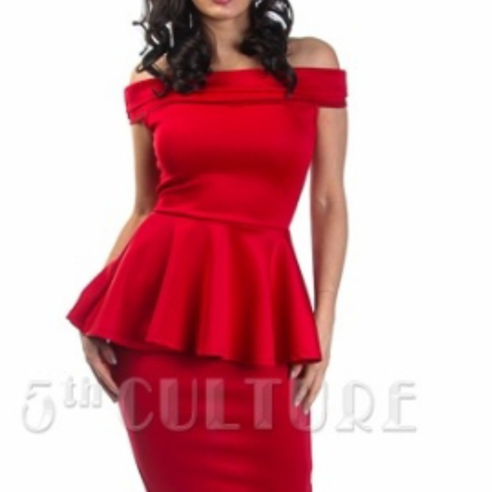 Red dress
